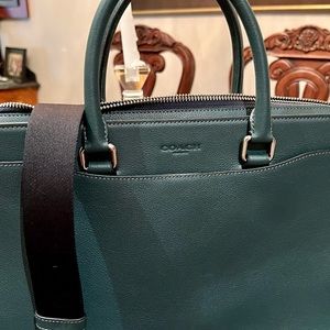 Brand new Coach messenger bag,  laptop bag, and briefcase.